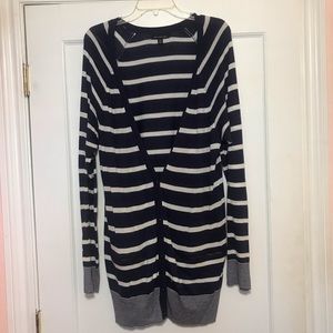 American Eagle Striped Cardigan | XL